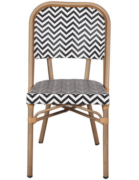 Chaise de jardin bistrot rotin synthétique Azenhas
