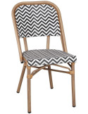 Chaise de jardin bistrot rotin synthétique Azenhas