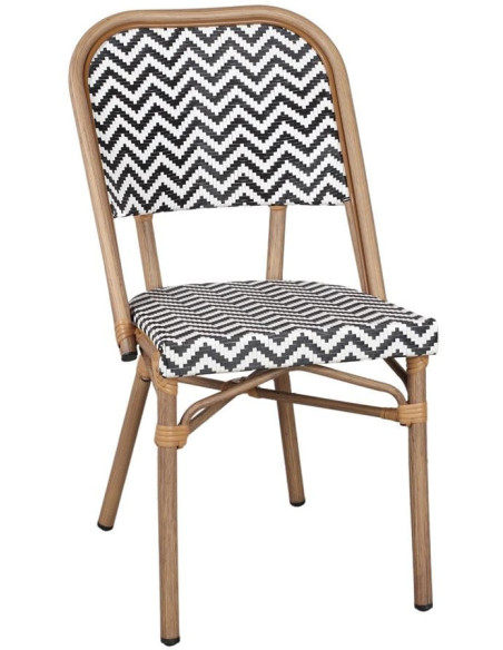 Chaise de jardin bistrot rotin synthétique Azenhas