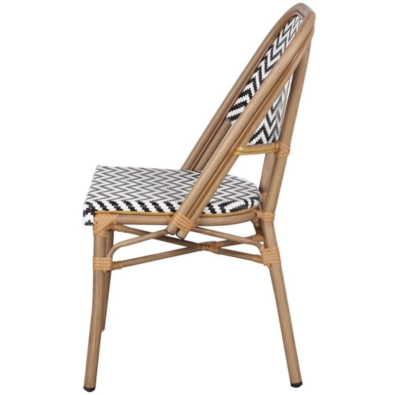 Chaise de jardin bistrot rotin...
