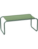 Table basse verte en verre et métal Ventana