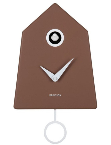 Horloge coucou murale marron moka Grafico Cuckoo