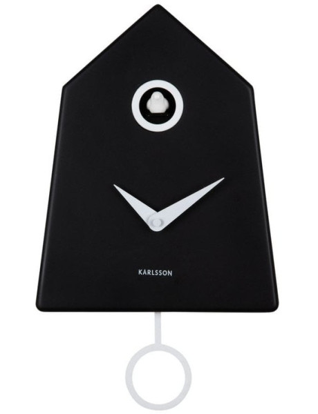 Horloge coucou murale noire Grafico Cuckoo