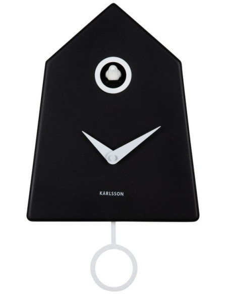 Horloge coucou murale noire Grafico Cuckoo
