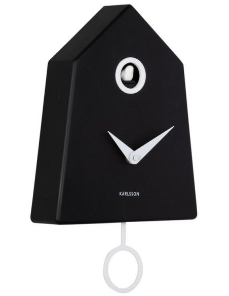 Horloge coucou murale noire Grafico Cuckoo