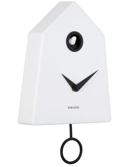 Horloge coucou murale blanche Grafico Cuckoo