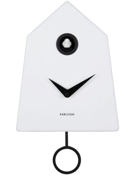 Horloge coucou murale blanche Grafico Cuckoo