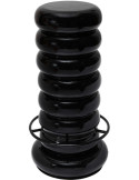Tabouret de bar noir en fer 40x40x79 cm Jill