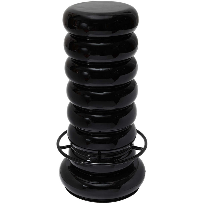 Tabouret de bar noir en fer 40x40x79...