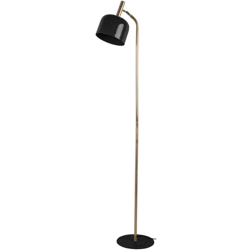 Lampadaire noir en fer 26x26x164 cm...