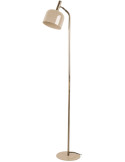Lampadaire beige taupe en fer 26x26x164 cm Smart