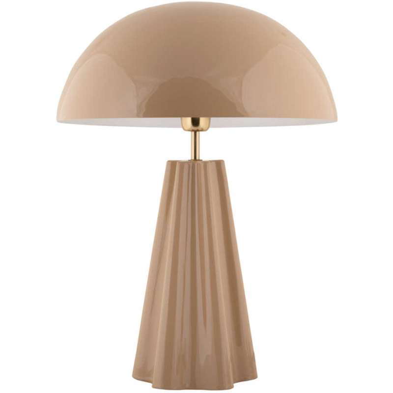 Lampe champignon marron en fer...