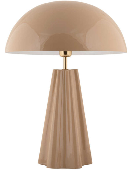 Lampe champignon marron en fer 40x40x55 cm Amplio XL