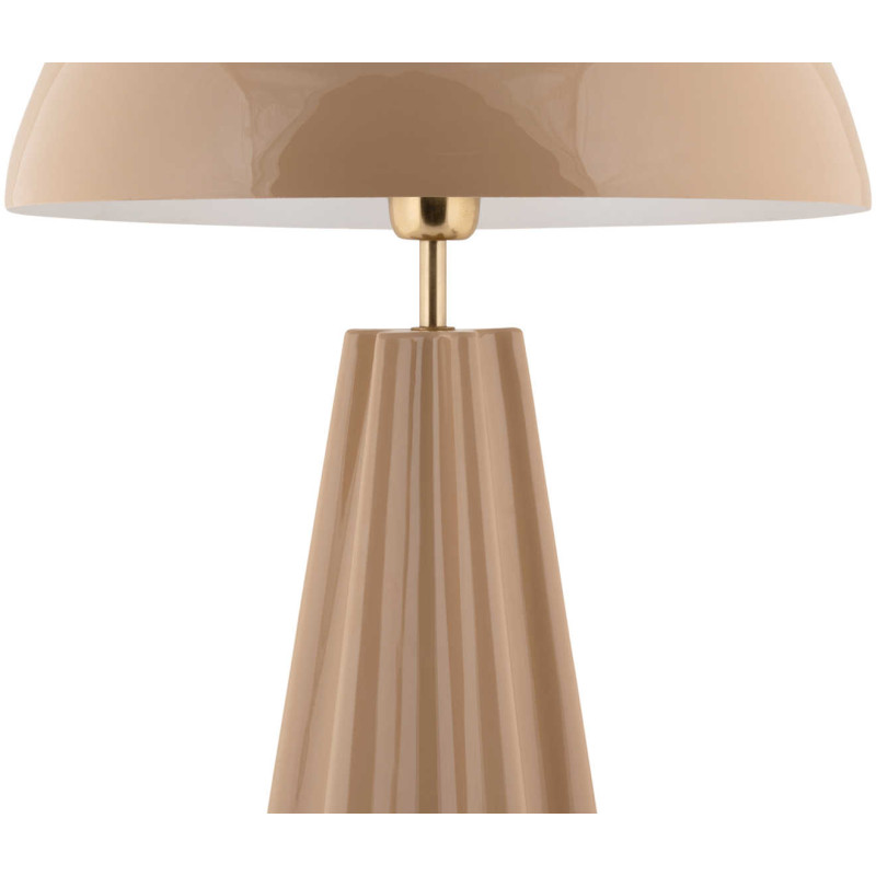 Lampe champignon marron en fer...