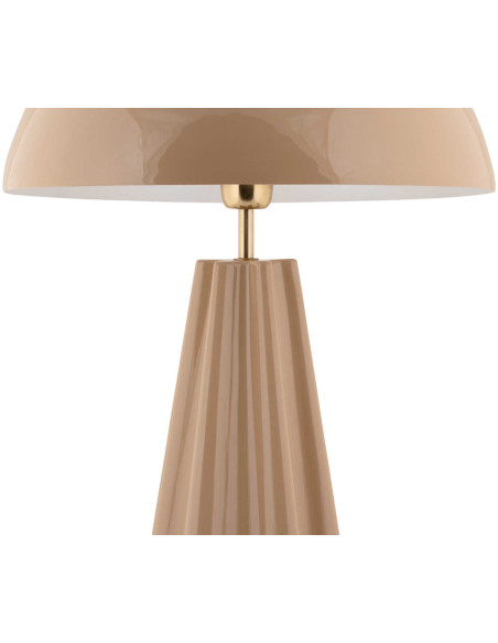 Lampe champignon marron en fer 40x40x55 cm Amplio XL