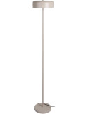 Lampadaire gris chaud LED E14 en fer 24x24x140 cm Riqueza Palo