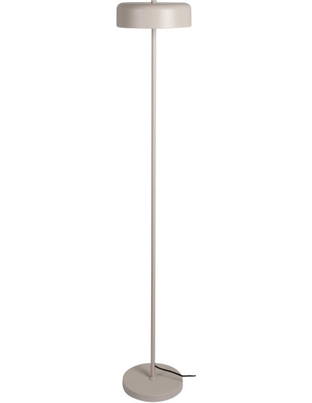 Lampadaire gris chaud LED E14 en fer 24x24x140 cm Riqueza Palo