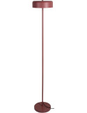 Lampadaire rouge bordeaux en fer 24x24x140 cm Riqueza Palo