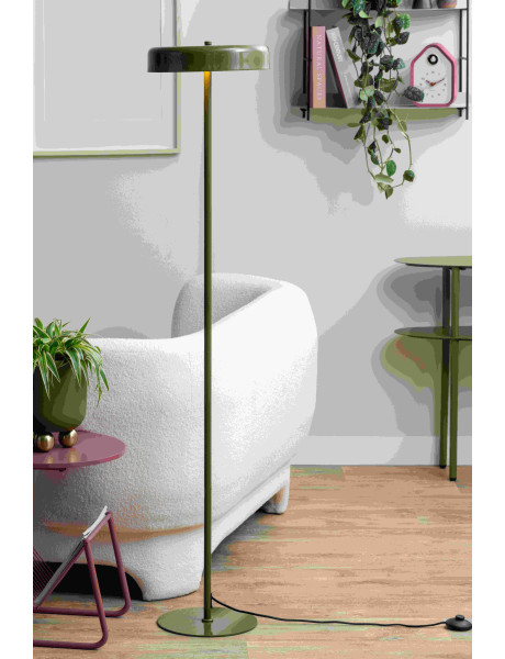 Lampadaire vert kaki en fer 24x24x140 cm Riqueza Palo Leitmotiv - 2