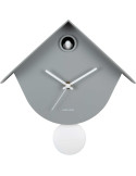 Horloge coucou murale grise Retro Cuckoo