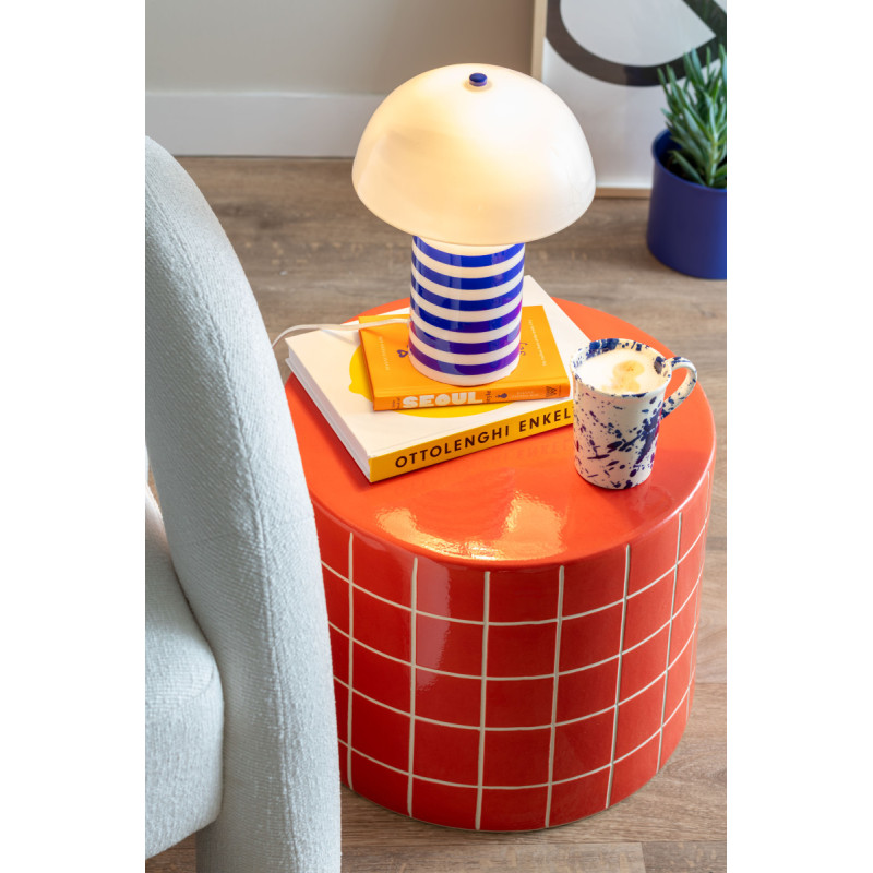 Table d’appoint basse en céramique...
