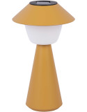 Lampe solaire de table jaune en ABS Ø18x31,5 cm Marioneta Solar