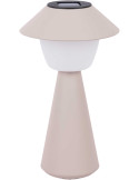 Lampe solaire de table grise en ABS Ø18x31,5 cm Marioneta Solar