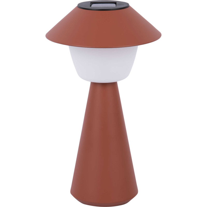 Lampe solaire de table rouge...