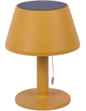 Lampe solaire de table jaune ocre en polypropylène Ø20x26 cm Esfera Solar