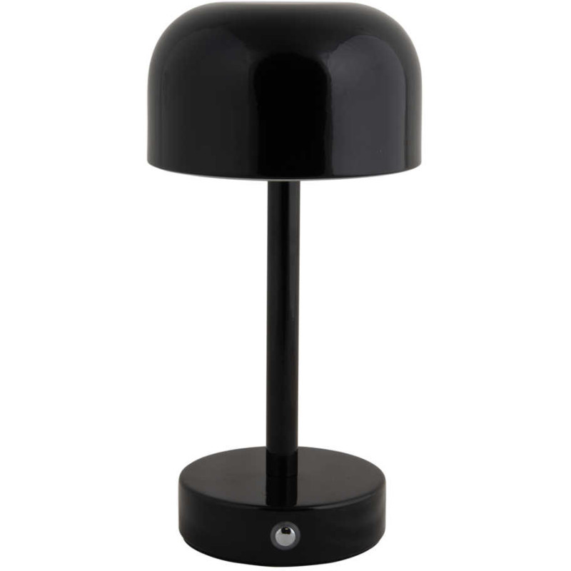 Lampe de table LED rechargeable noire...