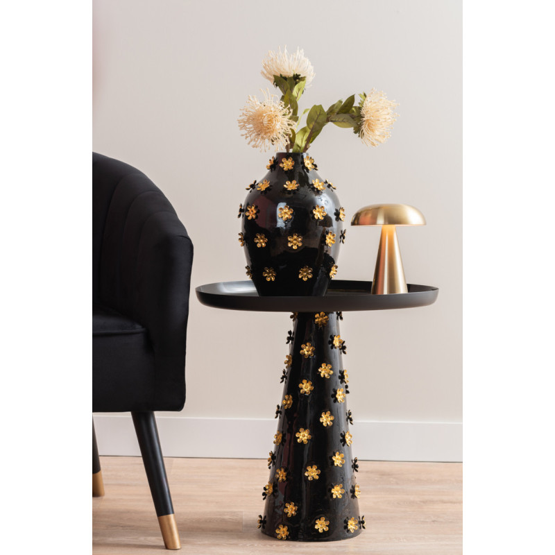 Lampe de table LED rechargeable dorée...