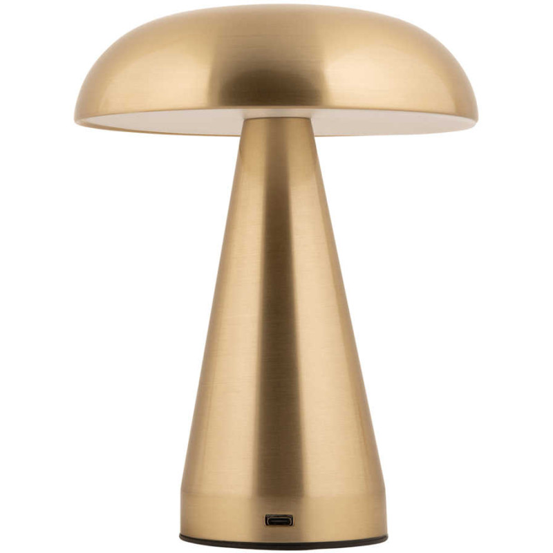 Lampe de table LED rechargeable dorée...