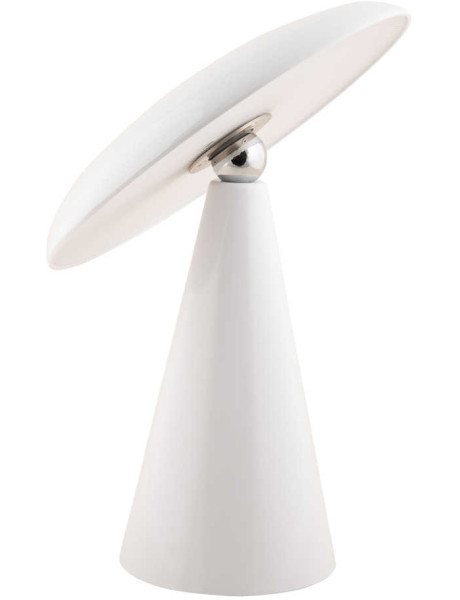 Lampe de table LED rechargeable blanche Ø23x26 cm Phoebe