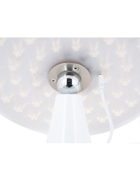 Lampe de table LED rechargeable blanche Ø23x26 cm Phoebe