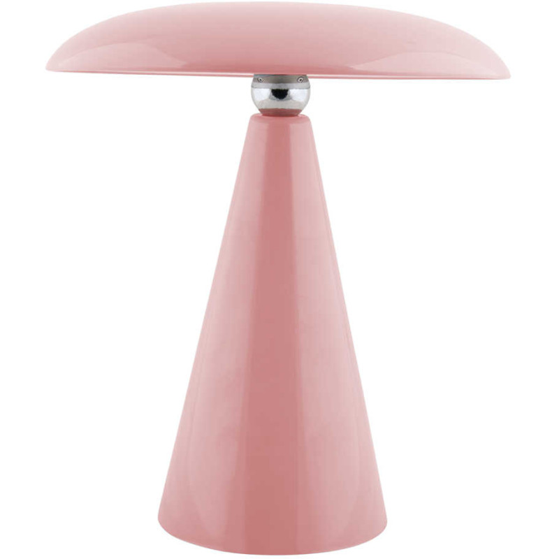 Lampe de table LED rechargeable rose...