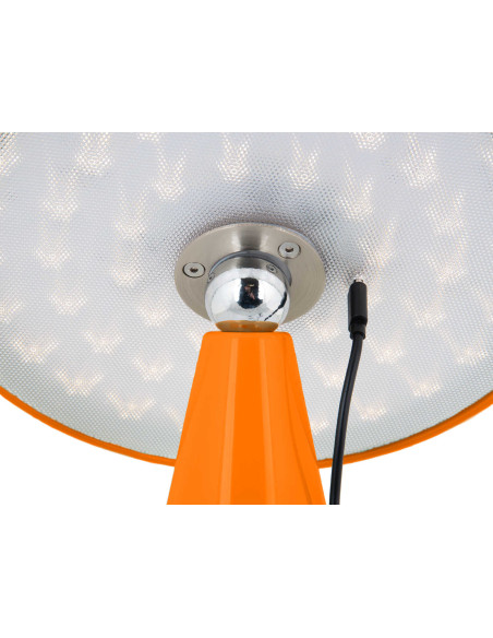 Lampe de table LED rechargeable orange Phoebe