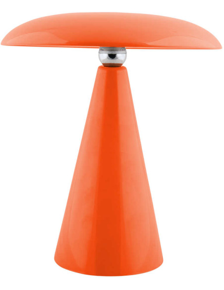 Lampe de table LED rechargeable orange Phoebe