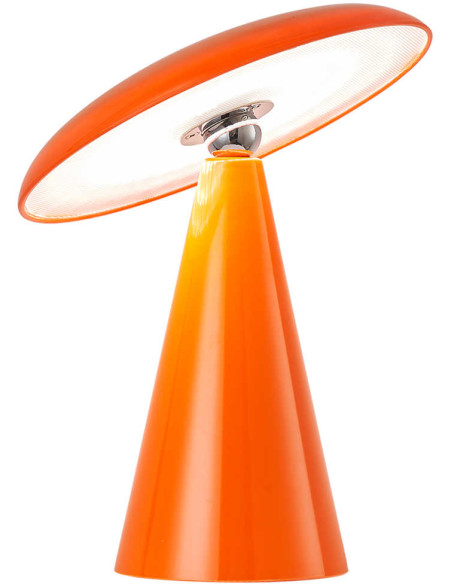 Lampe de table LED rechargeable orange Phoebe