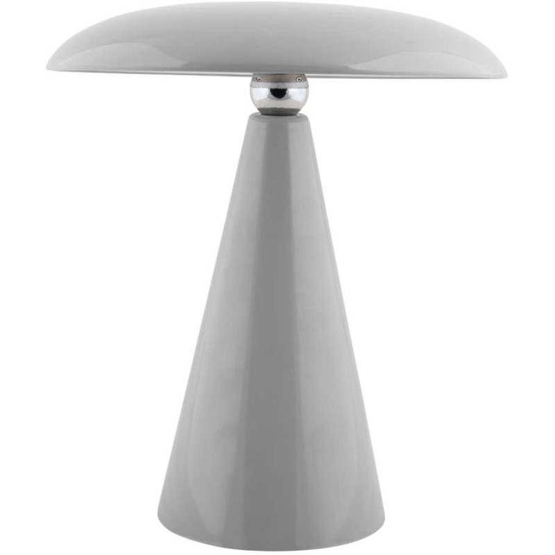 Lampe de table LED rechargeable grise...