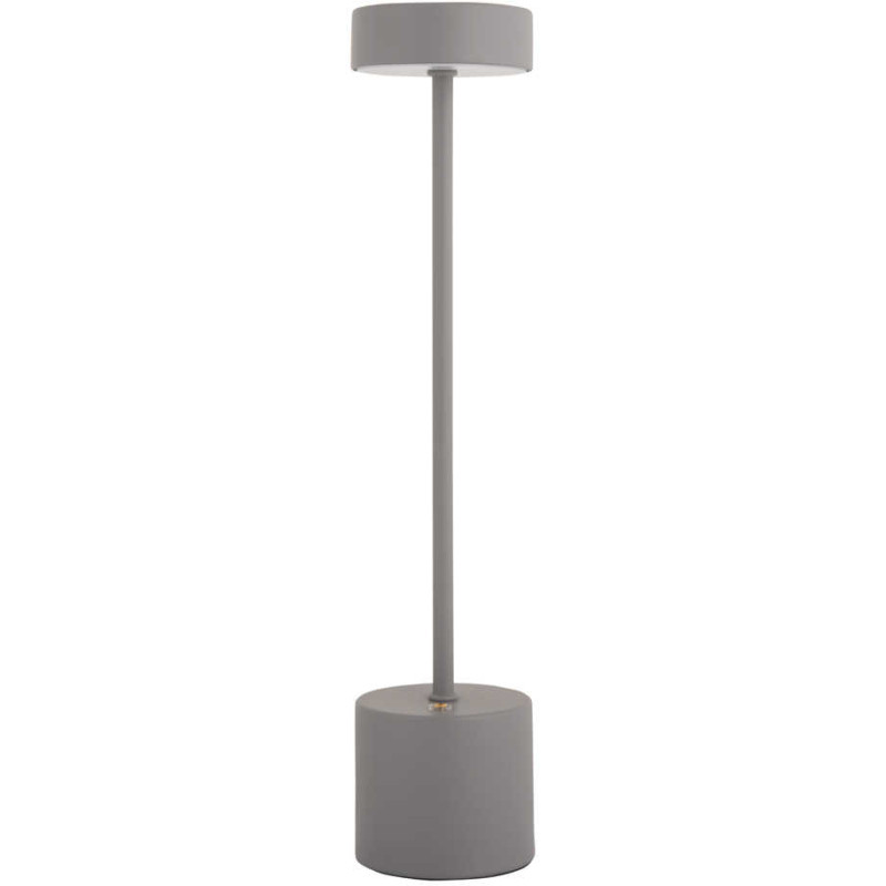 Lampe LED rechargeable grise en fer...