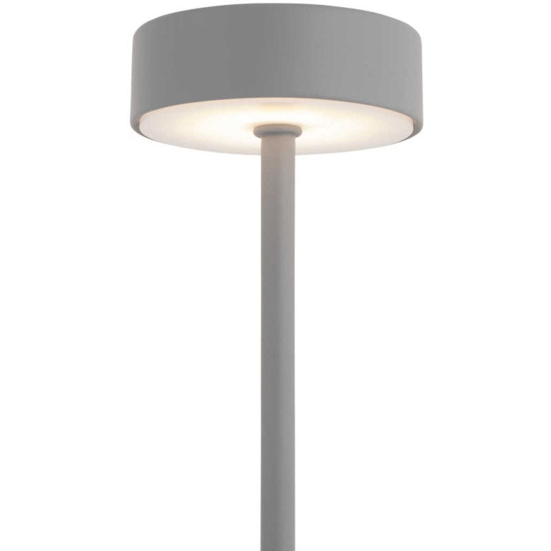 Lampe LED rechargeable grise en fer...