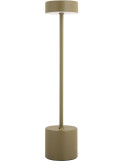 Lampe LED rechargeable vert kaki Ø8x37,5 cm Ganar