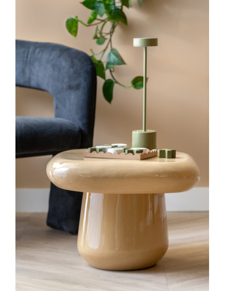 Lampe LED rechargeable vert kaki Ø8x37,5 cm Ganar