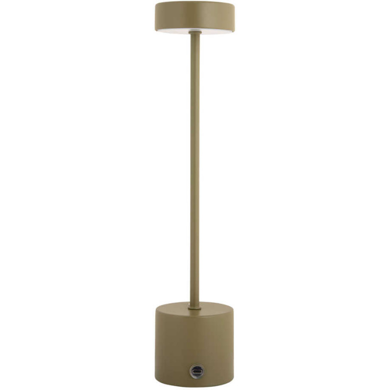 Lampe LED rechargeable vert kaki...
