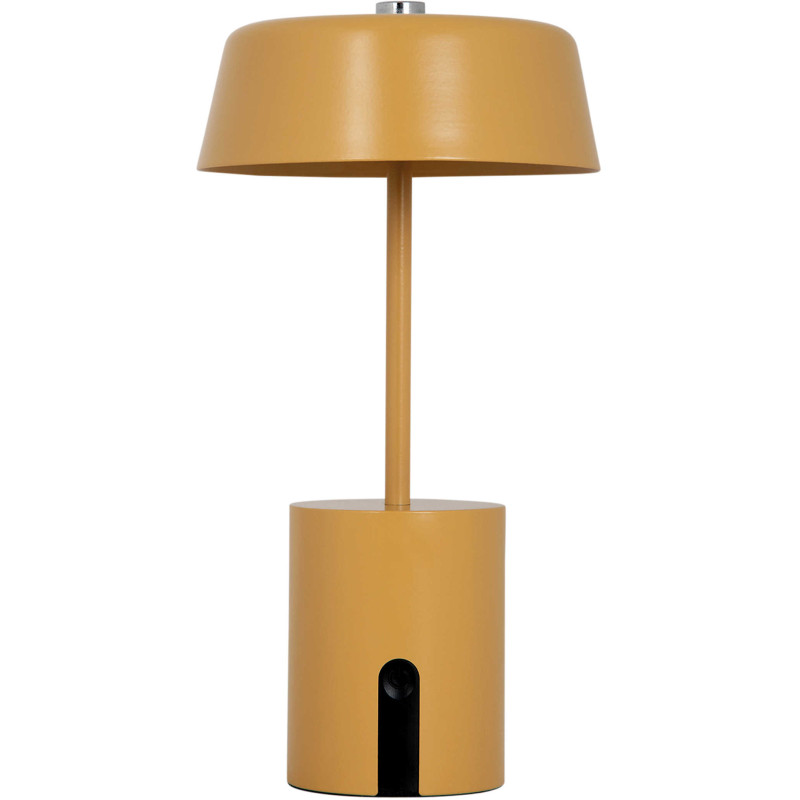 Lampe LED rechargeable jaune ocre...