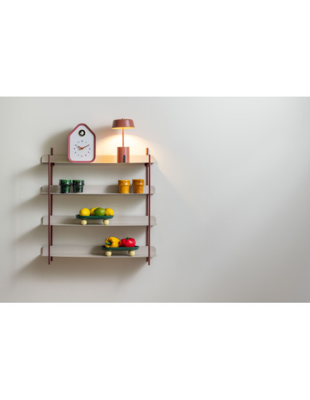 Lampe LED rechargeable jaune ocre Ø12x22,5 cm Elemental