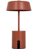 Lampe LED rechargeable rouge terracotta Elemental