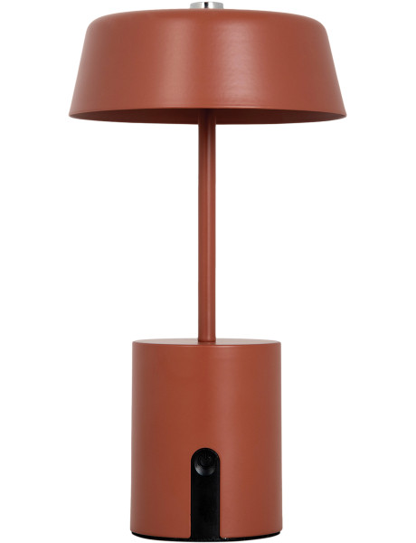 Lampe LED rechargeable rouge terracotta Elemental
