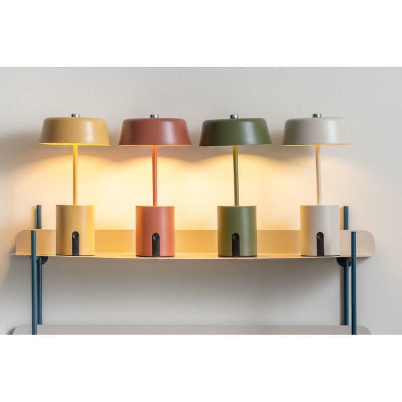 Lampe LED rechargeable rouge...