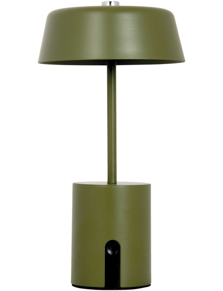 Lampe LED rechargeable vert olive Elemental